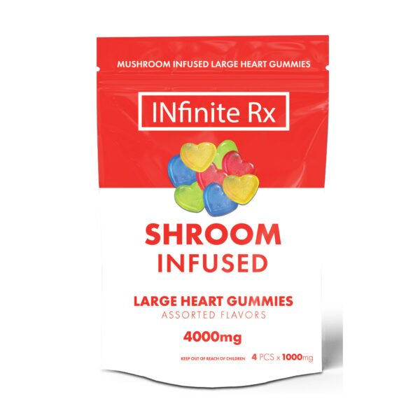 INfinite Rx Shroom Infused Heart Gummies (4000mg)