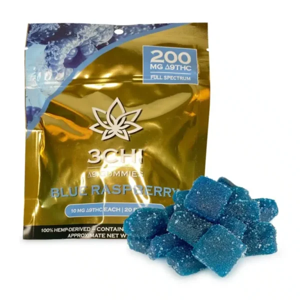 Moon Base Medics THC Gummy Blue Raspberry